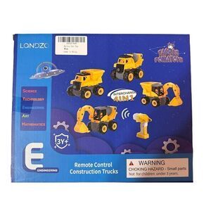 Landzo remote control construction trucks-NIB